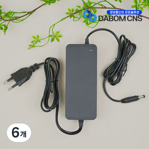 국산 아답터 dc 12V 2A 직류전원장치 ADAPTOR, 6개