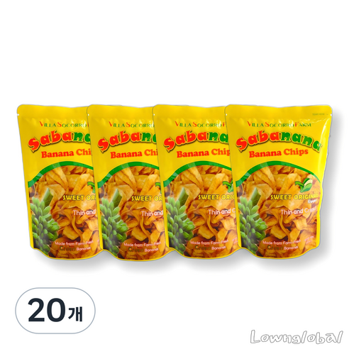 사바나나 바나나칩, 100g, 20개