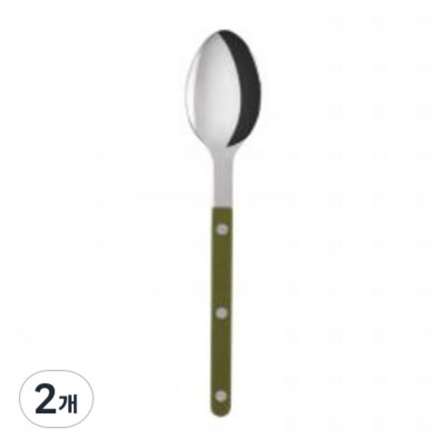 사브르 비스트로 샤이니 식기 커트러리 디너스푼, 펀그린, 2개