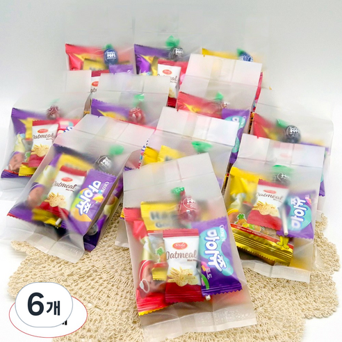 제이아트 심플간식 답례품, 6개, 심플간식12봉