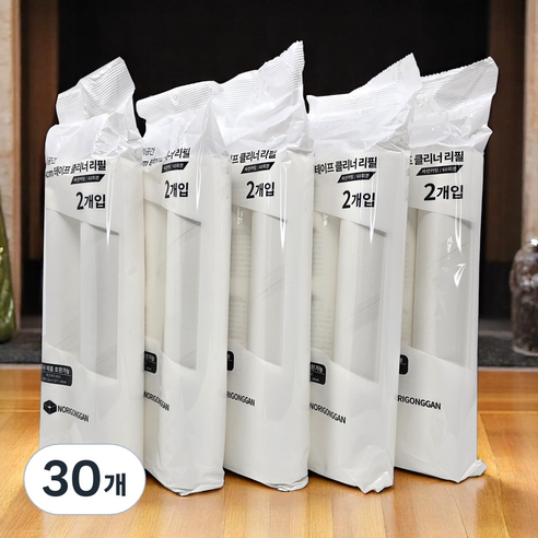 노리공간 테이프 클리너 리필 24cm, 30개