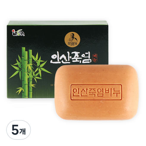 인산죽염 비누 100g, 5개