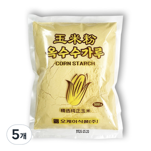 옥수수가루 콘그릿츠 분말 베이킹, 5개, 500g