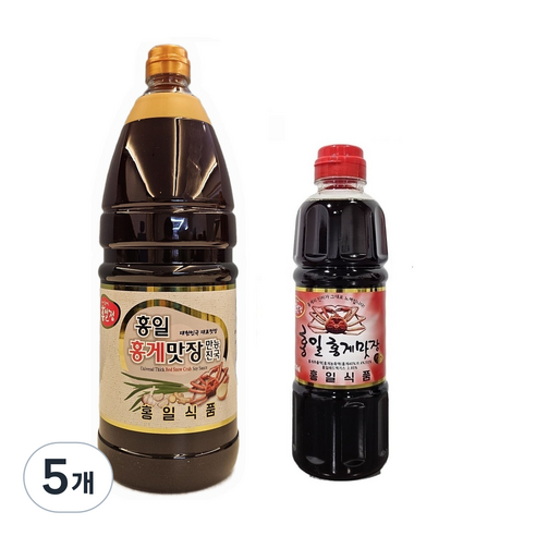 홍일 홍게맛장 만능진국 + 맛장500, 5개, 1800ml