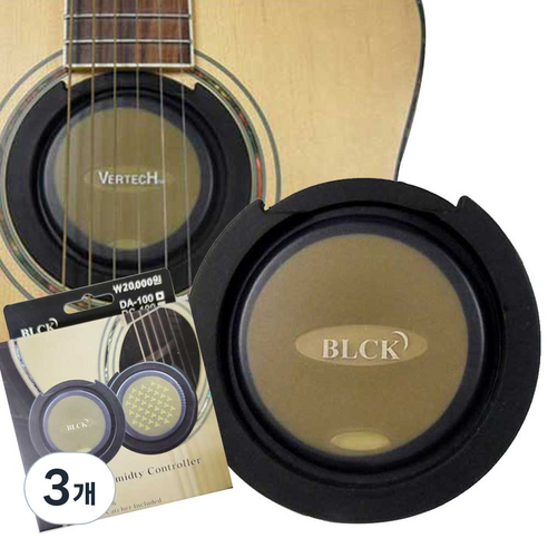 BLCK DA-100 기타 댐핏 습도관리 통기타용 어쿠스틱기타용 acoustic guitar dampit, 3개