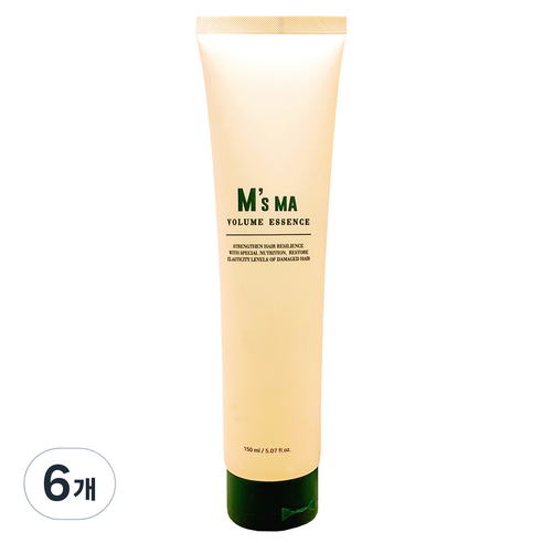 [당일발송]마잘 볼륨 에센스 컬크림 소프트왁스 웨이브 컬링 하루종일 셋팅 유지 영양 150ml, 6개