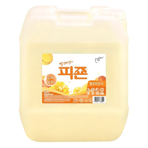 피죤 레귤러 섬유유연제 옐로미모사 본품, 20L, 1개