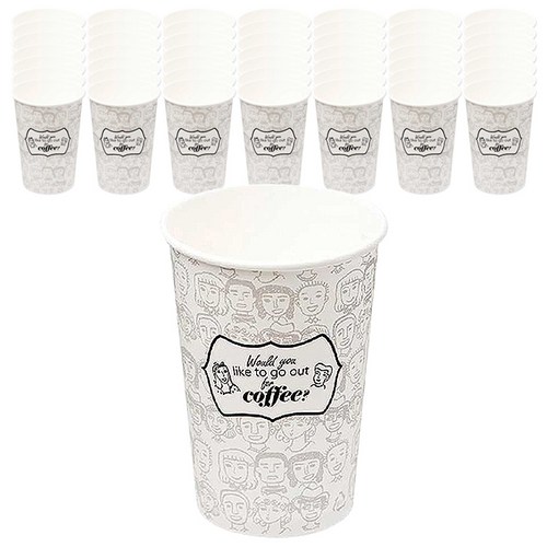 더빈썸 피플 종이컵 380ml, 100개입, 1세트