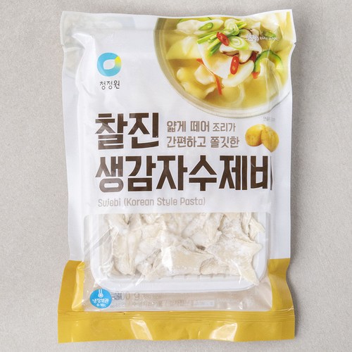 청정원 찰진 생감자 수제비, 300g, 1개 - 감자 수제비 추천