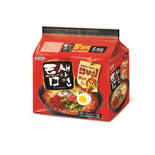 팔도 틈새라면 빨계떡, 5개