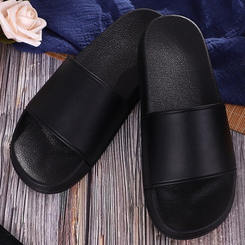 알럽홈 솔리드컬러 빅사이즈 거실 욕실화 블랙, 1개