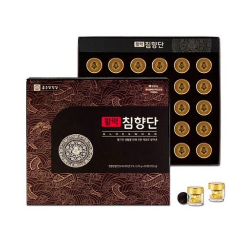 종근당건강 활력 침향단 30p, 1개, 112.5g - 침향 추천