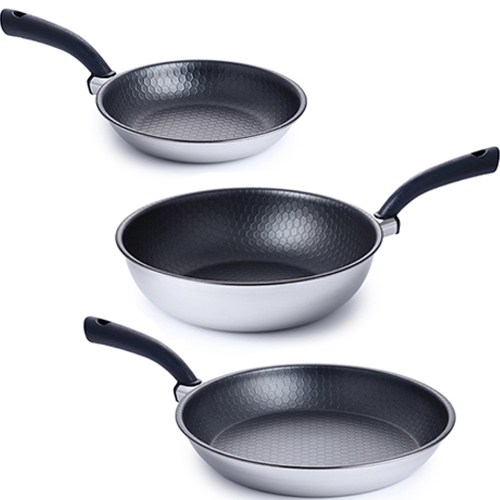 알텐바흐 인덕션 헥사 통5중 프라이팬 세트 3개, 혼합색상, 프라이팬 22cm + 프라이팬 28cm + 궁중팬 28cm, 1개