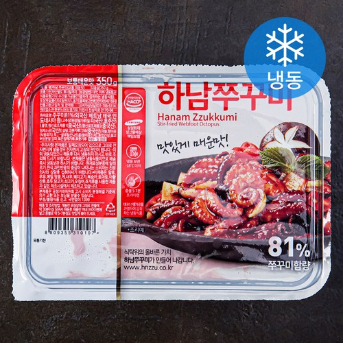 하남쭈꾸미 보통 매운맛 (냉동), 350g, 1개