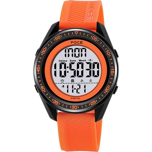 포체디지털 남성용 전자 우레탄밴드 스포츠 시계 FD2201