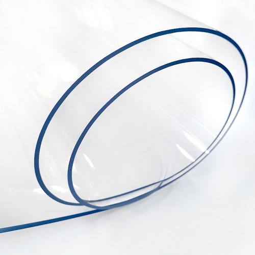 커버팩토리 책상 식탁 테이블 유리 대용 매트, 투명