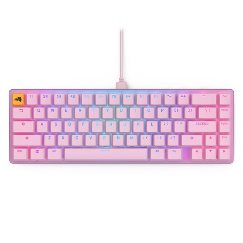 글로리어스 GMMK2 65% Prebuilt 커스텀 키보드, 핑크