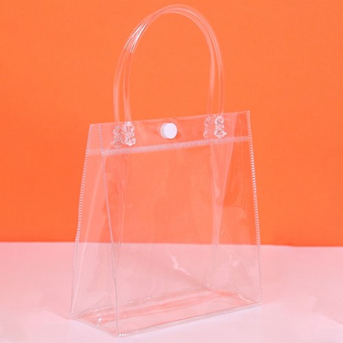 만들하비 PVC 답례품 쇼핑백 H-1, 투명, 10개