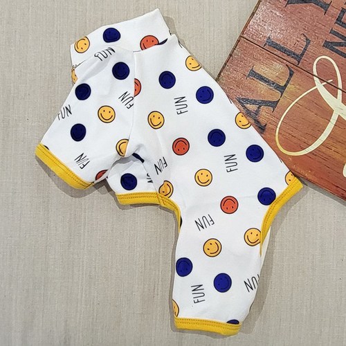 코코스튜디오 강아지 데일리 코코 펀펀 올인원, XL, 화이트, 1개