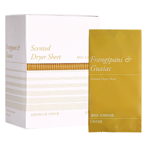 라브아 센티드 건조기 시트 섬유 유연제 프랑지파니 앤 가이악 향, 40개입, 1개