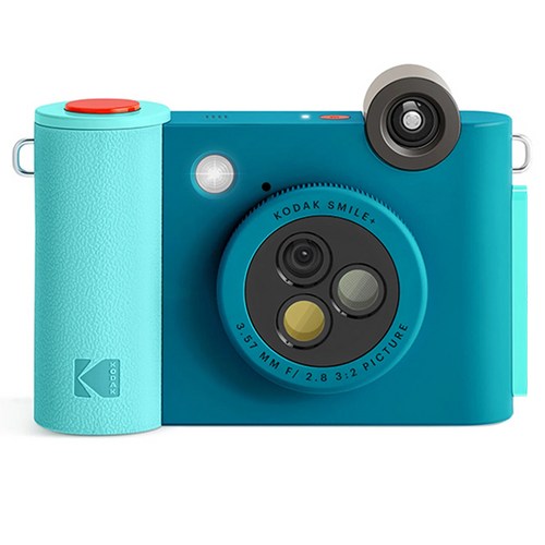 코닥 스마일플러스 디지털 즉석 카메라 블루, 1개
