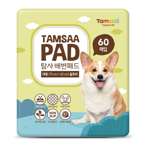 탐사 배변패드 울트라, 1개입, 60개