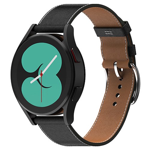 신지모루 갤럭시워치 싱글투어 가죽 레더 밴드 스트랩, 블랙