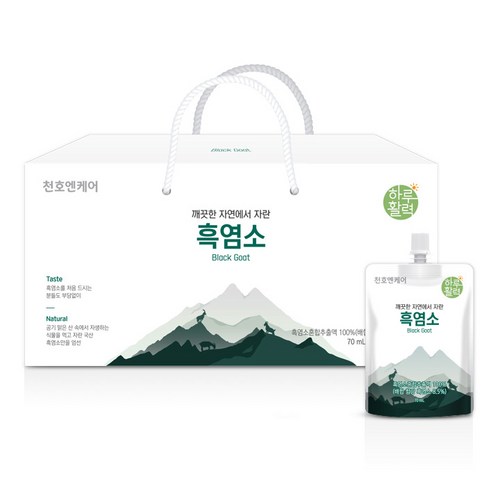 천호엔케어 하루활력 깨끗한 자연에서 자란 흑염소, 70ml, 30개입 - 녹용 추천