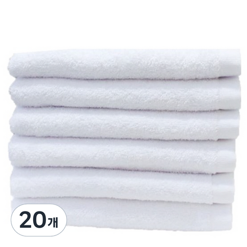 하트민 기본수건 120g, 20개
