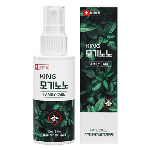 킹 모기노노 모기기피제 스프레이, 60ml, 1개