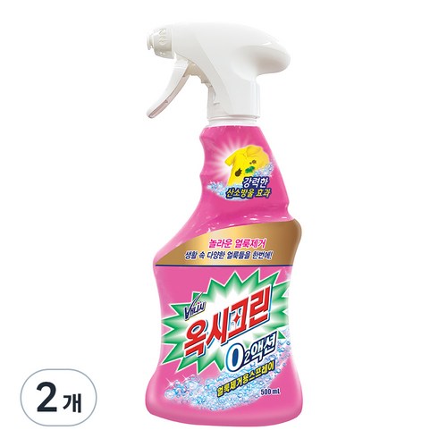 옥시크린 얼룩제거 스프레이, 500ml, 2개
