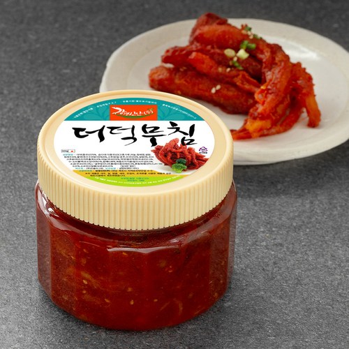 강경신안 더덕무침, 500g, 1개 - 나물 반찬 추천