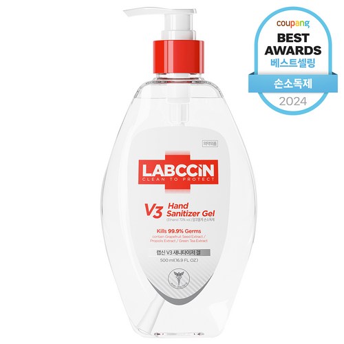 랩신 V3 새니타이저 손소독 겔, 500ml, 1개