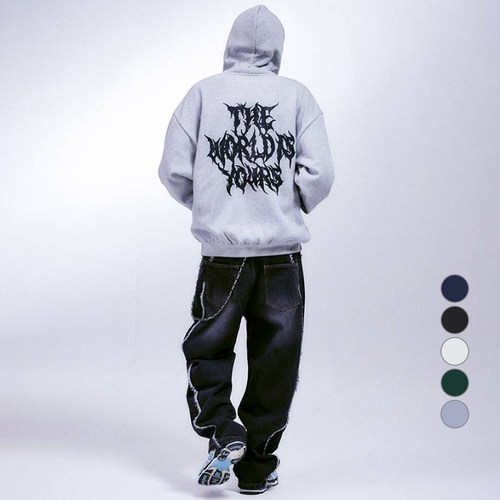 엘리메노 남녀공용 EL 월드유어스 쭈리 후드티셔츠 ELH0370