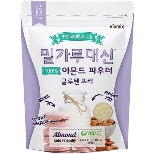 바이오믹스 밀가루대신 글루텐프리 아몬드 파우더, 250g, 1개