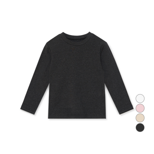 유니프랜드 아동용 보통 라운드 긴팔 티셔츠