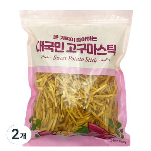 대국민 고구마스틱, 800g, 2개 - 고구마 스틱 추천