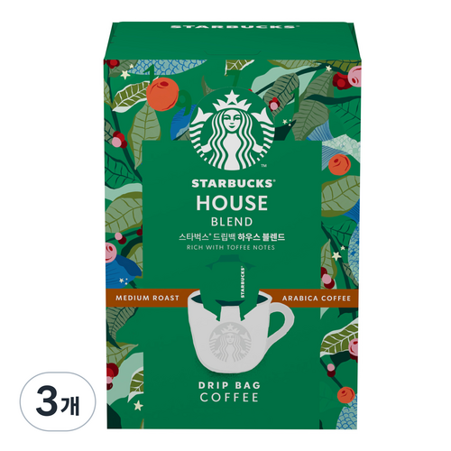 스타벅스 드립백 하우스 블렌드, 9g, 5개입, 3개
