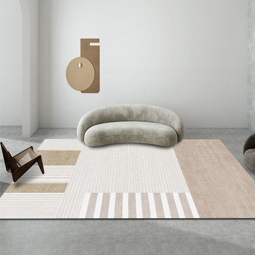 BRINCH 북유럽 패턴 논****** 거실 카페트 모조캐시미어 러그