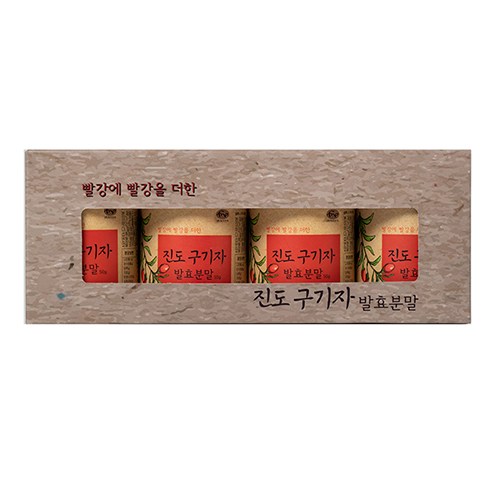 진도 구기자 발효분말, 50g, 4개