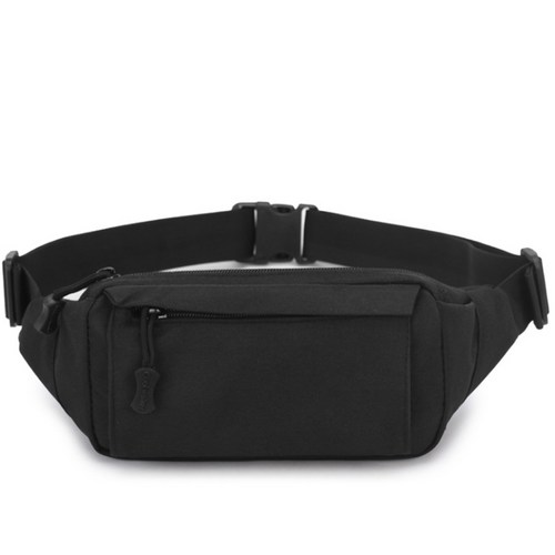 마켓A 멀티툴 밀리터리 전술 포켓 힙색, 블랙, 1개