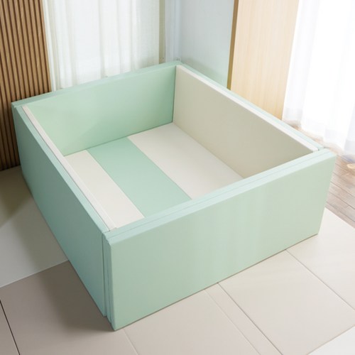 도담도담 나린 하이가드 범퍼침대, 민트 + 아이보리