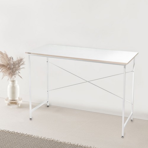 가구느낌 베이크 책상, 화이트 + 화이트