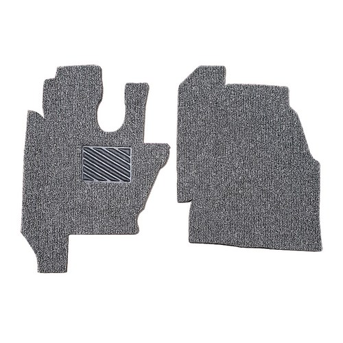 포시즌 자동차 코일매트 운전 + 조수석 확장형, 타다대우 쉐보레 노부스, 그레이