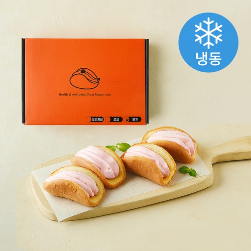 [로켓프레시] 맘스케이크 청주오믈렛 딸기 (냉동), 18g, 1개, 12개입