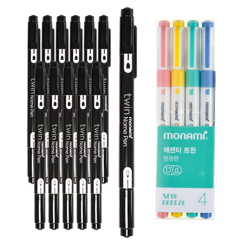 네임펜4색