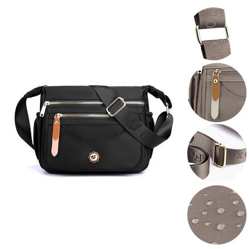 웨일스포츠 멀티 포켓 가벼운 여성 크로스백