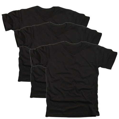 유니글로벌 라운드 해리 면 티셔츠 반팔 3P 목안늘어나는 20수 코마사