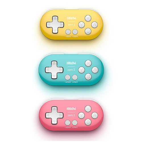8BitDo Zero2 닌텐도 스위치 미니 블루투스 게임패드, Blue, 1개
