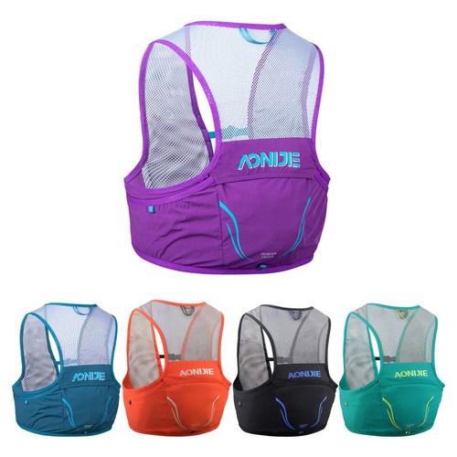 오니지 트레킹 등산 배낭 가방 조끼 베스트 2.5L 조끼 클래식 V32, 퍼플